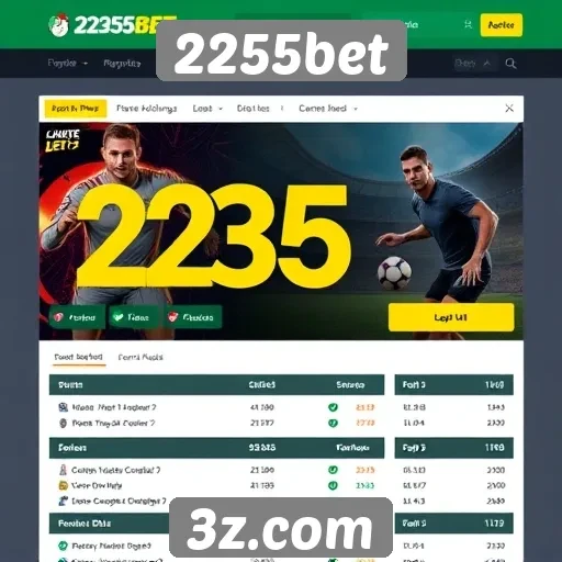 Usabilidade e design do 2255bet para novos jogadores